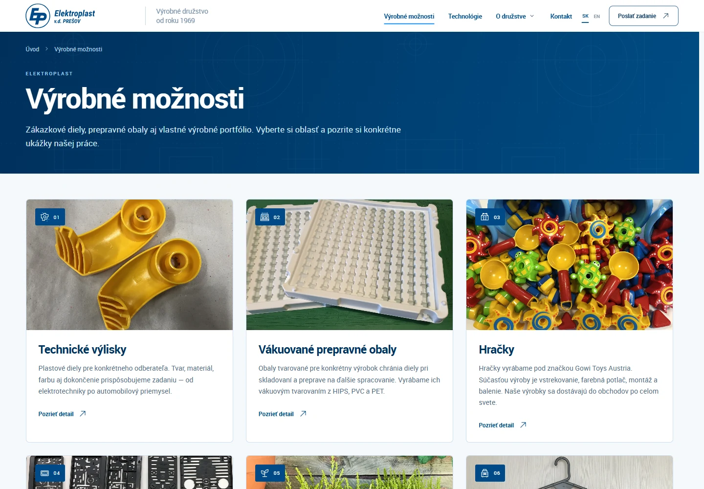 ELEKTROPLAST — Manufacturing capabilities (Desktop)
